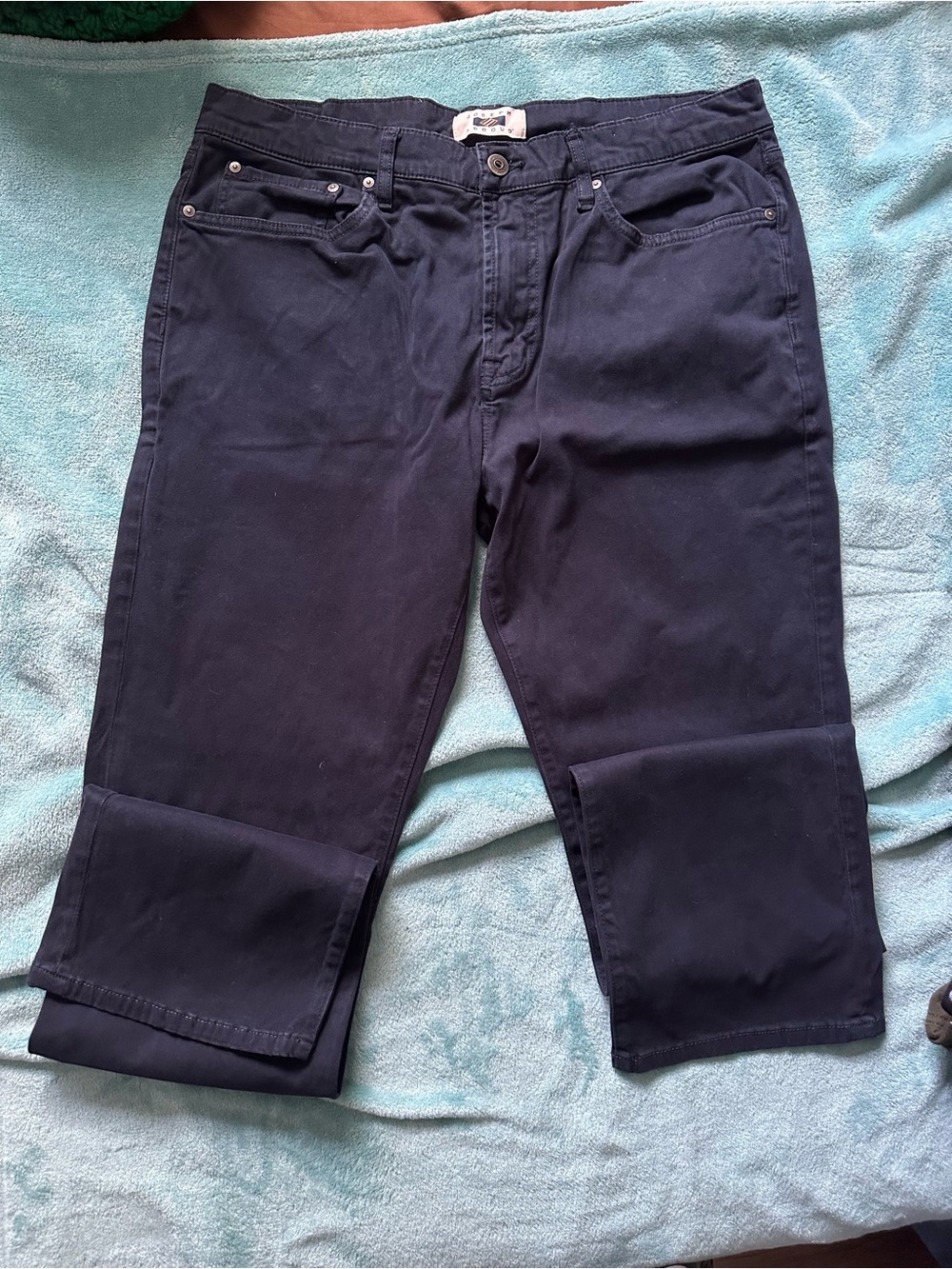 Joseph Abboud Deep Navy Relaxed Fit Men's Jeans